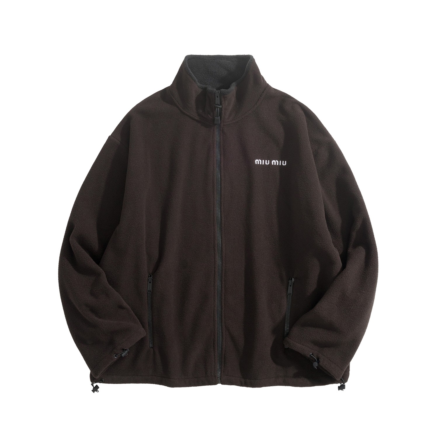 中性款绒面立领夹克外套oversize版017