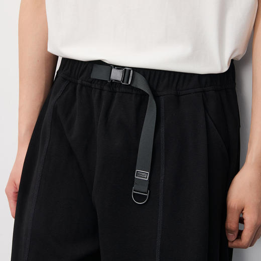 潮牌机能卡扣休闲直筒卫裤松紧腰隐形裤绳男挺括有型NP58SP11 商品图2