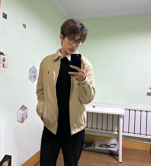 越南原单拉夫*伦男女款翻领夹克外套092201 商品图9