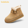 巴拉巴拉童鞋儿童雪地靴男女童短靴加厚加绒2025新冬靴子防滑保暖 商品缩略图0