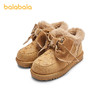 巴拉巴拉童鞋儿童雪地靴女童加厚加绒棉靴2025新冬靴子防滑蝴蝶结 商品缩略图4
