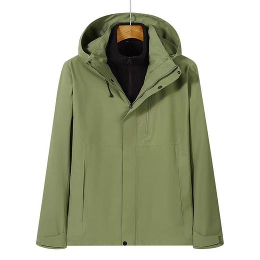 2025新款男女三合一全热封压胶户外摇粒绒可拆卸保暖加厚冲锋衣，⚡️军工级压胶·5000+暴雨级防护·双倍锁温摇粒绒BSZD1177 商品图1