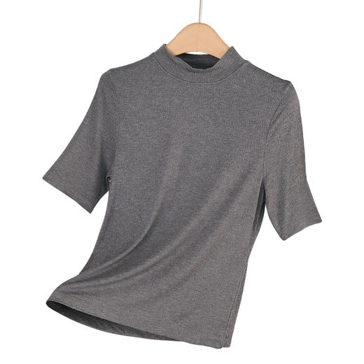 美奈川 羊绒提花小高领中袖BN09179 商品图7