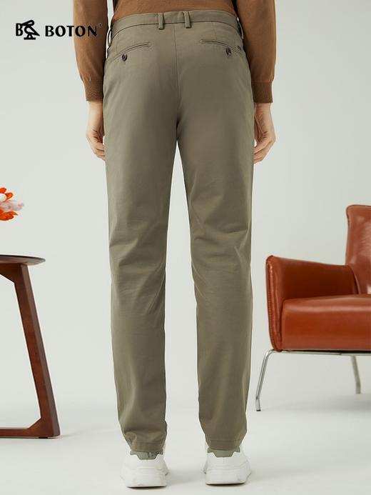 波顿男士春秋冬 休闲裤 有机棉纱 直筒修身舒适长裤ME877323 商品图2