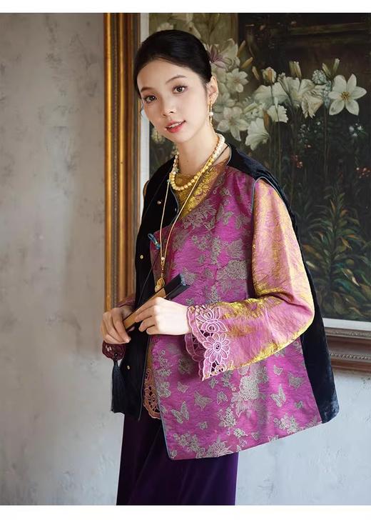 【门店同款】ENJOY秋季云敛-东方画笔装饰小包马甲 165743401 商品图0