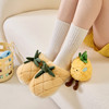 萌趣菠萝！2025秋冬加绒棉拖鞋女式卡通可爱室内家用保暖毛绒拖鞋加绒加厚棉拖 商品缩略图0