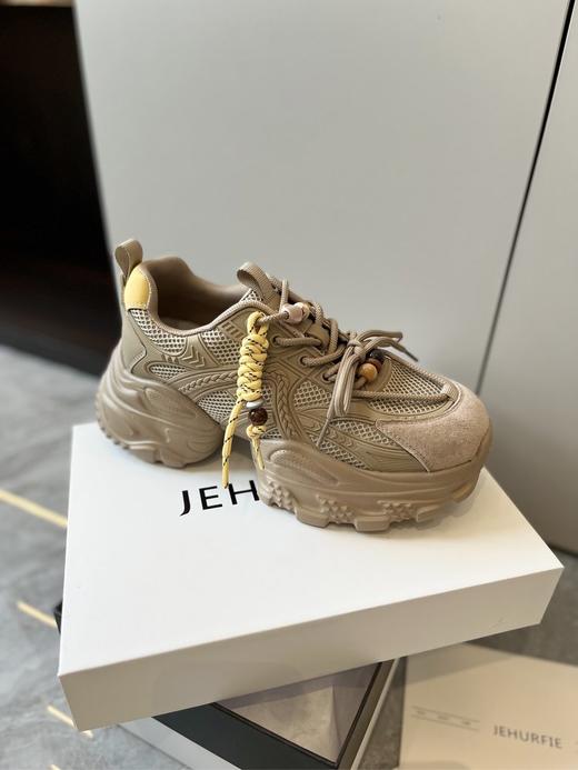 JEHURFIE/纪华菲增高6cm～波西米亚风厚底老爹鞋AB25396 商品图2