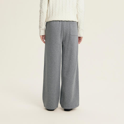 笛莎Deesha青少年女童裤子2025冬季女童抗菌发热直筒裤 商品图4