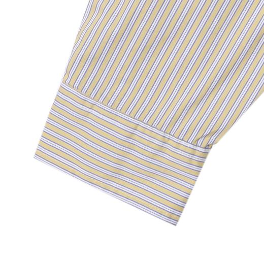 2083SDSA男士秋冬新款痞帅男装潮牌撞色竖纹口袋翻领长袖衬衫宽松百搭 商品图4