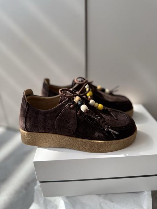 JEHURFIE/纪华菲丑萌慵懒牛皮厚底袋鼠勃肯鞋AB25376 商品图3