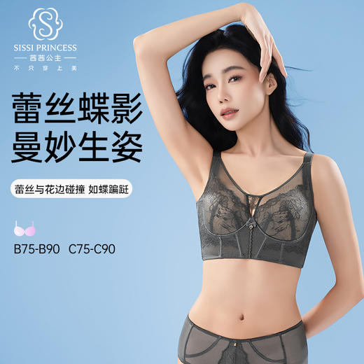 蕾丝絮语调整型文胸 商品图1