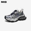 MIO米奥时尚休闲鞋2026春季新款圆头厚底增高闪钻运动鞋复古女鞋M261586972 商品缩略图0