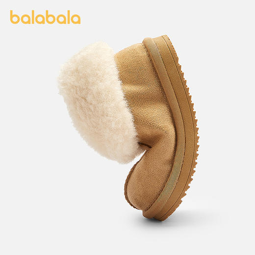 巴拉巴拉童鞋儿童雪地靴男女童短靴加厚加绒棉靴2025新冬靴子防滑 商品图2