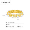 GAONAS 时尚设计贵气金色珠手链11502SGO 商品缩略图3