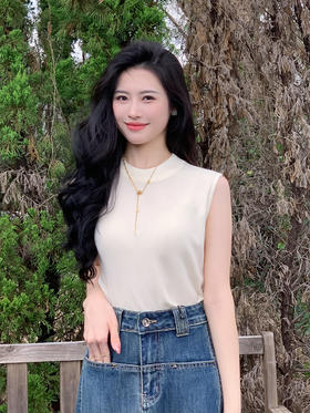 【百图lulu定制】【省心羊毛背心】圆领 无袖 百搭 柔软细腻  美丽诺羊毛背心 
