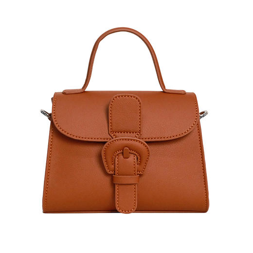 OVONZO偶梵手提包 手工素皮德尔沃斜挎包包女新款Talia高级感迷你包单肩包 商品图5