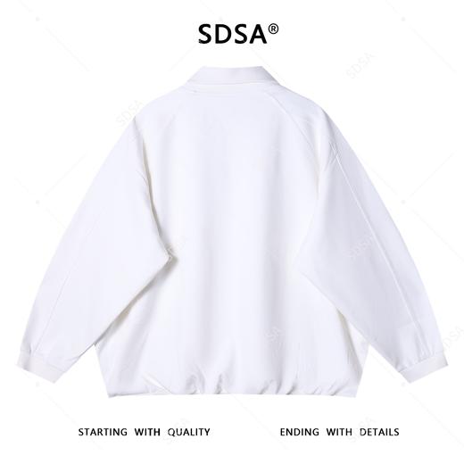 SDSA男士秋冬新款痞帅男装美式字母印花翻领卫衣宽松百搭简约上衣 商品图4