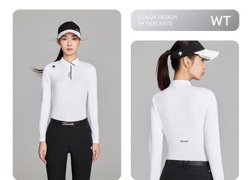 点此购买 迪桑特春秋季高尔夫女子长袖POLO衫 37 330911 商品图6