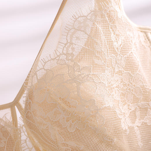 美奈川 蚕丝性感薄杯文胸BRA11482 商品图1