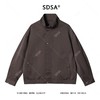 073227SDSA男士秋冬新款痞帅男装复古纯色立领夹克美式百搭时尚宽松外套 商品缩略图1