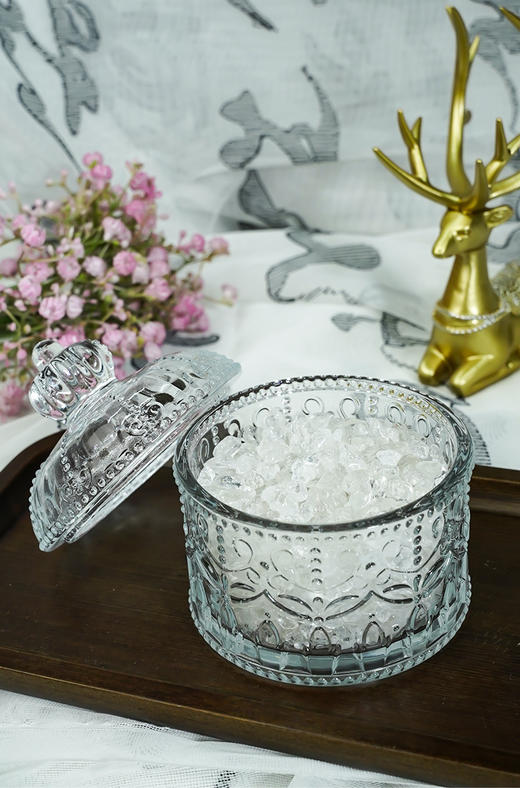 素园 天然水晶消磁碗 水晶净化 消磁 手串手链消磁 商品图0