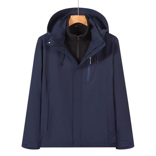 2025新款男女三合一全热封压胶户外摇粒绒可拆卸保暖加厚冲锋衣，⚡️军工级压胶·5000+暴雨级防护·双倍锁温摇粒绒BSZD1177 商品图3