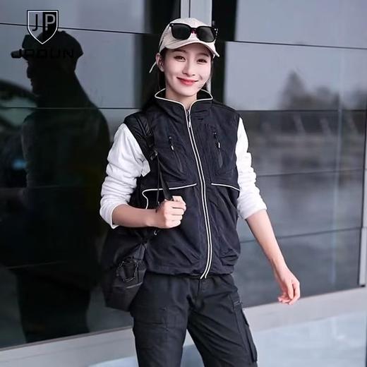 2025春夏新款多口袋马甲宽松大码户外休闲男女同款坎肩背心 商品图1