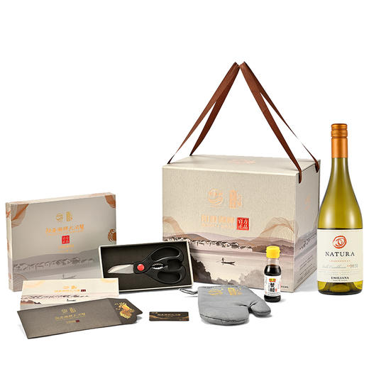 （多包裹发货）【签收超6小时死蟹不包赔】阳澄湖牌 锦绣前程 2188型大闸蟹 兑换卡 + 肆玖诺奇霞多丽干白750ml/瓶【HSZQ20.0】 商品图0