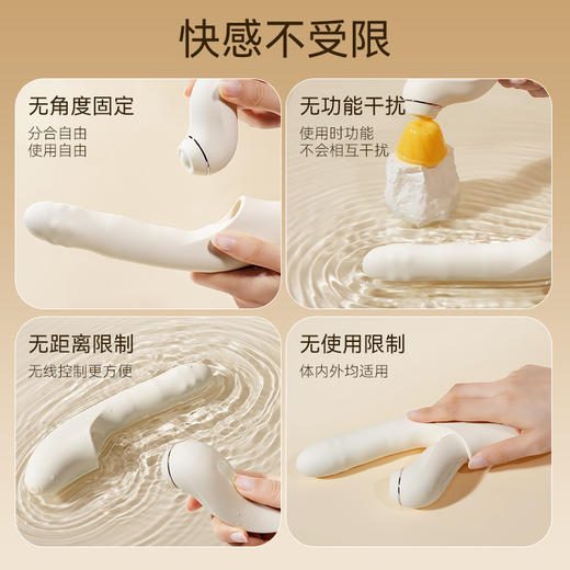 司沃康分欣转珠plus吮吸拍打情趣用品女生自慰器震动棒高潮神器 商品图3