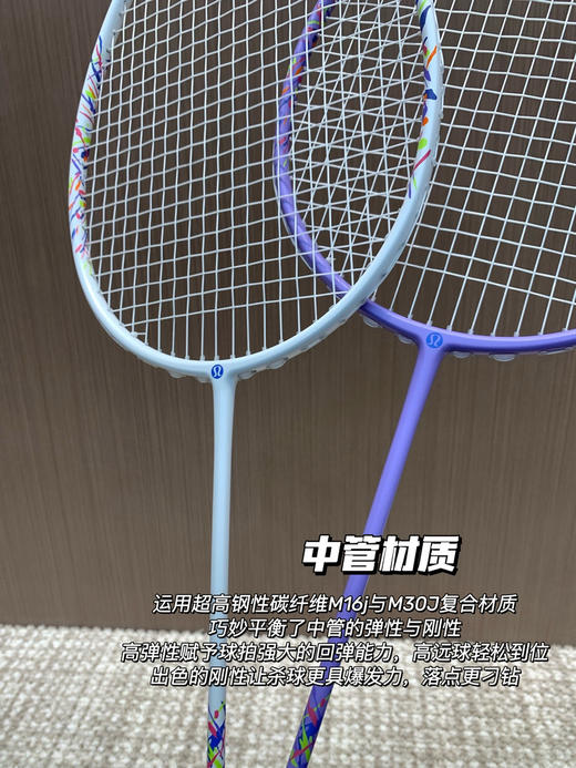 【收尾团购啦】lu家 80克左右的 全碳素 羽毛球 球拍 商品图7