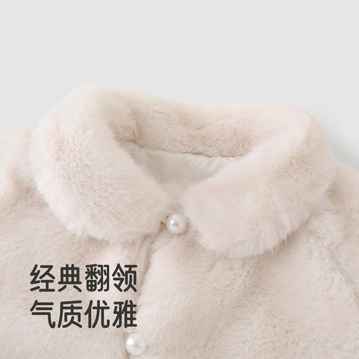 【商场同款】英氏儿童夹克保暖防寒冬季茄克女童针织外套新款 商品图2