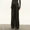 Ariseism 美式复古设计感皮裤女秋季新款长裤子 商品缩略图1