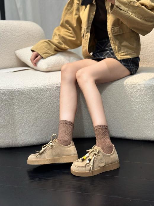 JEHURFIE/纪华菲丑萌慵懒牛皮厚底袋鼠勃肯鞋AB25376 商品图8