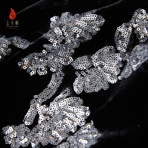 上久楷新中式轻奢 丝绒长外套 CY1025201018 商品图4