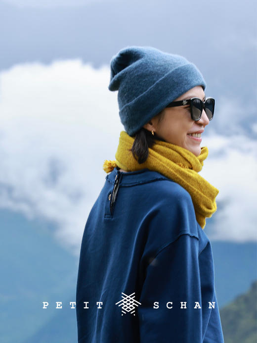 PETIT SCHAN小闪 #072 Natural charms are boundless 风月无边 羊绒小圈纱手工染色冷帽针织帽 商品图2