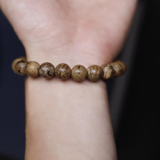 【青山特惠】1.1*19颗 正区达拉干沉香手串 13.53g  c0302 商品图6