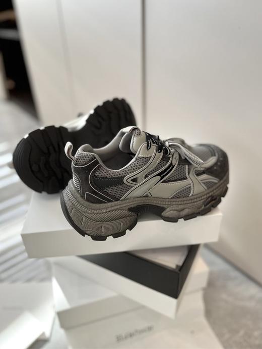 JEHURFIE/纪华菲双鞋带～复古拼色厚底增高老爹鞋AB25502 商品图1