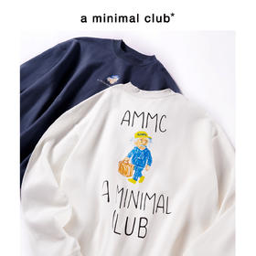 a minimal club重磅290G趣味印花长袖T恤男年轻潮流上新AM58TL03