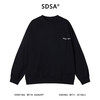 SDSA男士秋冬新款痞帅男装·韩版简约撞色刺绣字母圆领卫衣网红款 商品缩略图1