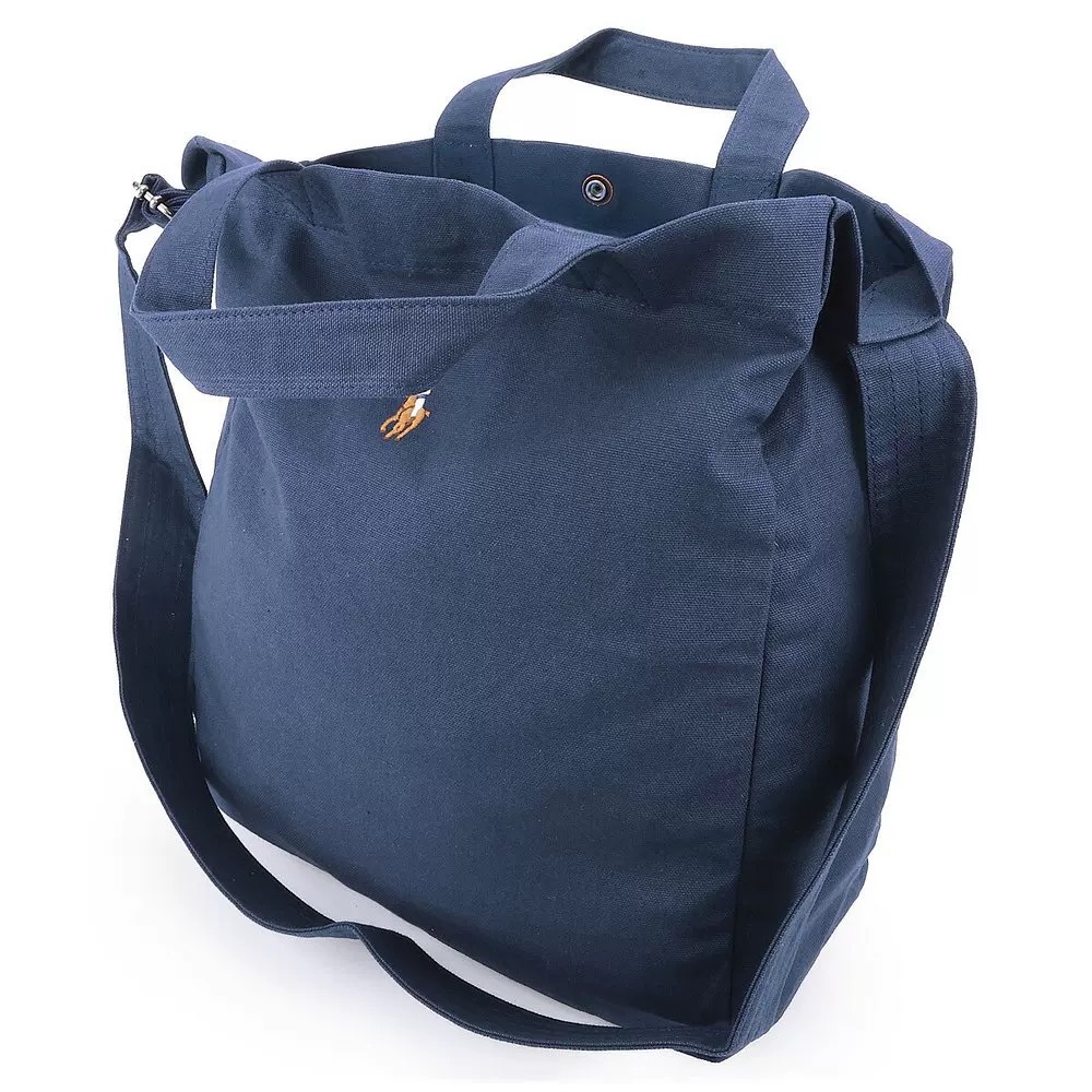 G527Po#lo R@lp L@uren新款刺绣马球标帆布包