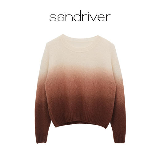 羊绒桑蚕丝吊染镂空套衫  SJF97W317A 商品图6