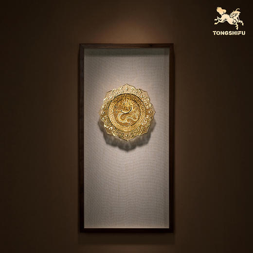 铜师傅《龙腾瑞气》客厅玄关沙发背景墙装饰画 挂画 商品图1