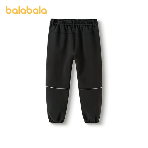 巴拉巴拉儿童裤子男童长裤冬季摇粒绒慢跑裤加绒保暖运动百搭时尚 商品图2