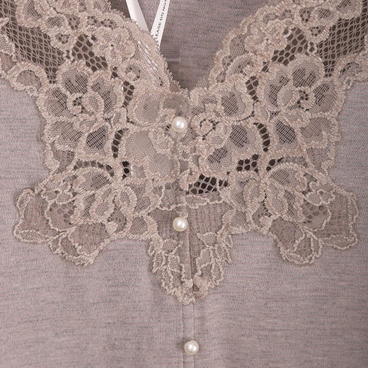 美奈川 精致蕾丝蓄暖棉绒套装JJ28178 商品图3