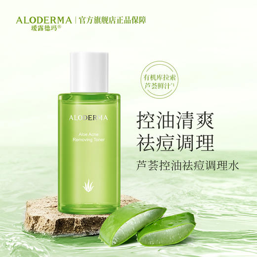 【319任选3件】瑷露德玛芦荟控油祛痘调理水120ml   调：控油补水，平衡调理 商品图0