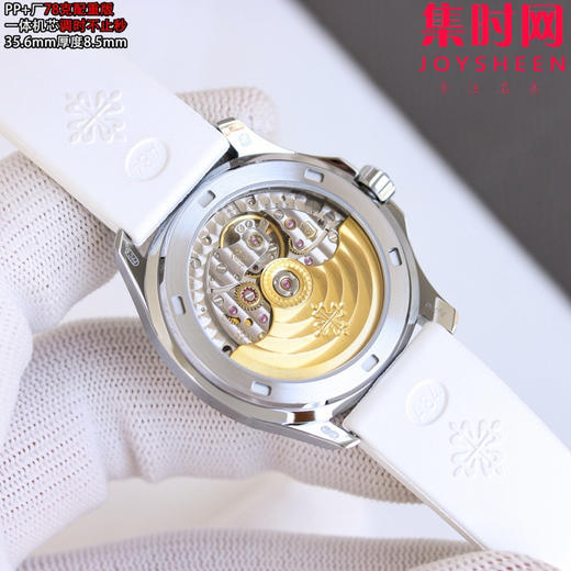 百达翡丽 Patek Philippe AQUANAUT手雷5068系列 PP+手雷女款 78克配重版 调时不止秒 女士腕表
表盘尺寸：35.6mmX8.5mm 商品图7