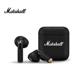 Marshall Minor IV 真无线蓝牙耳机 黑色【HSZQ10.0】