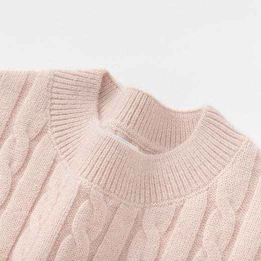 巴拉巴拉童装儿童毛衣男女童秋冬打底针织衫百搭上衣舒适时尚纯色 商品图3