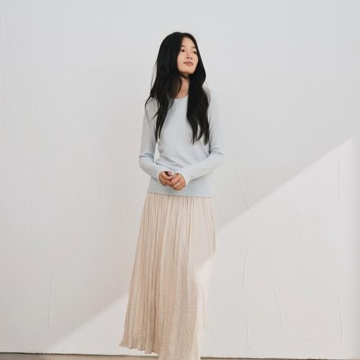 【秋冬轻绒暖】240g加厚款羊毛醋酸混纺打底衫 商品图3