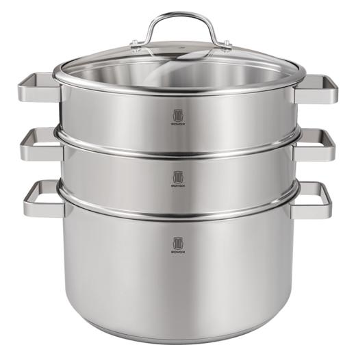 蒸锅28cm汤锅+蒸屉 莱德斯鼎膳系列 商品图0